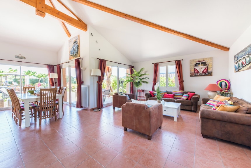 Villa Du Soleil For 10 People - Ruoms