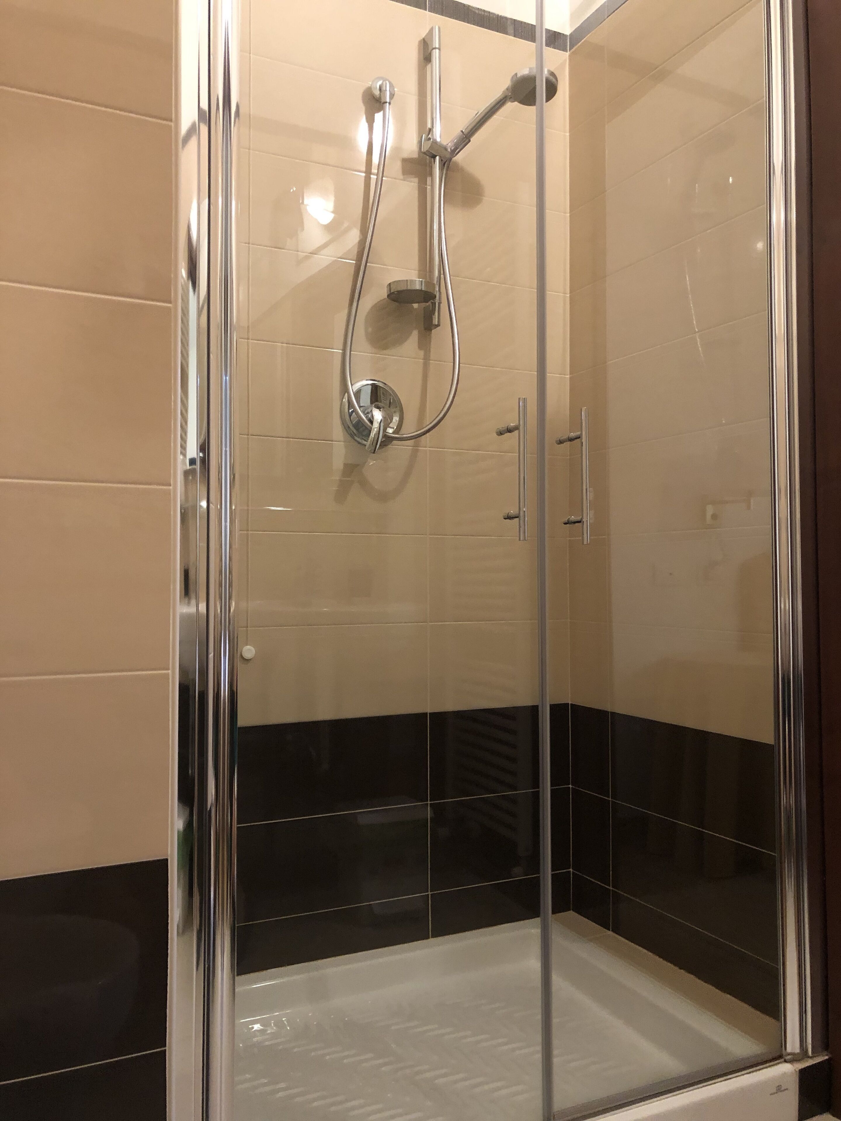 Chambre Triple | Douche de la salle de bain