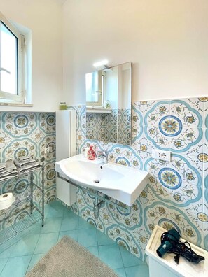 淋浴设施、吹风机、坐浴桶、毛巾