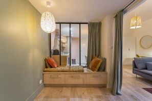 1 chambre, fer et planche à repasser, Wi-Fi, draps fournis