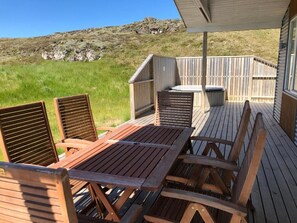 Cabin, 2 Bedrooms (Mosás 3) | Terrace/patio - Mosás Cottages (Hrunamannahreppur)