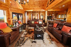 Interior - Stunning  Mnt. Views, 4 Luxury King Br/6 Bath, Hot tub, Theater/Game rooms (Sevierville)