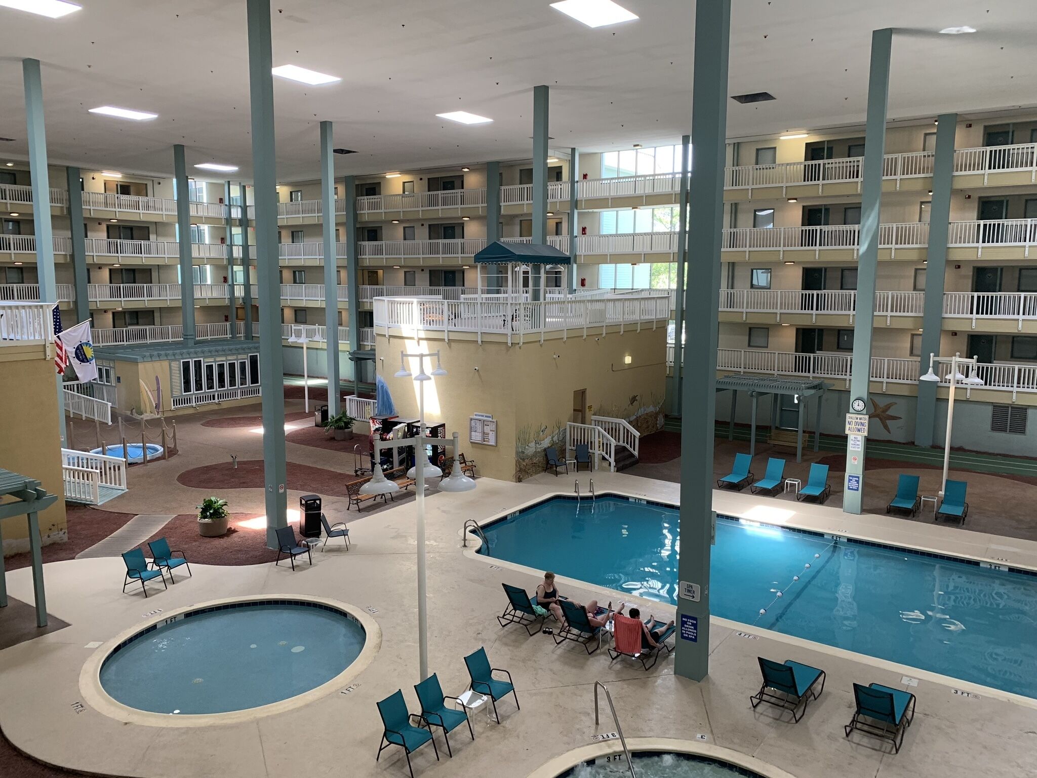 Indoor pool, outdoor pool