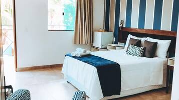 Minibar, desk, blackout drapes, free WiFi