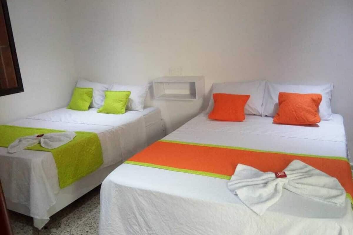 family quadruple room | premium bedding, free wifi, bed sheets