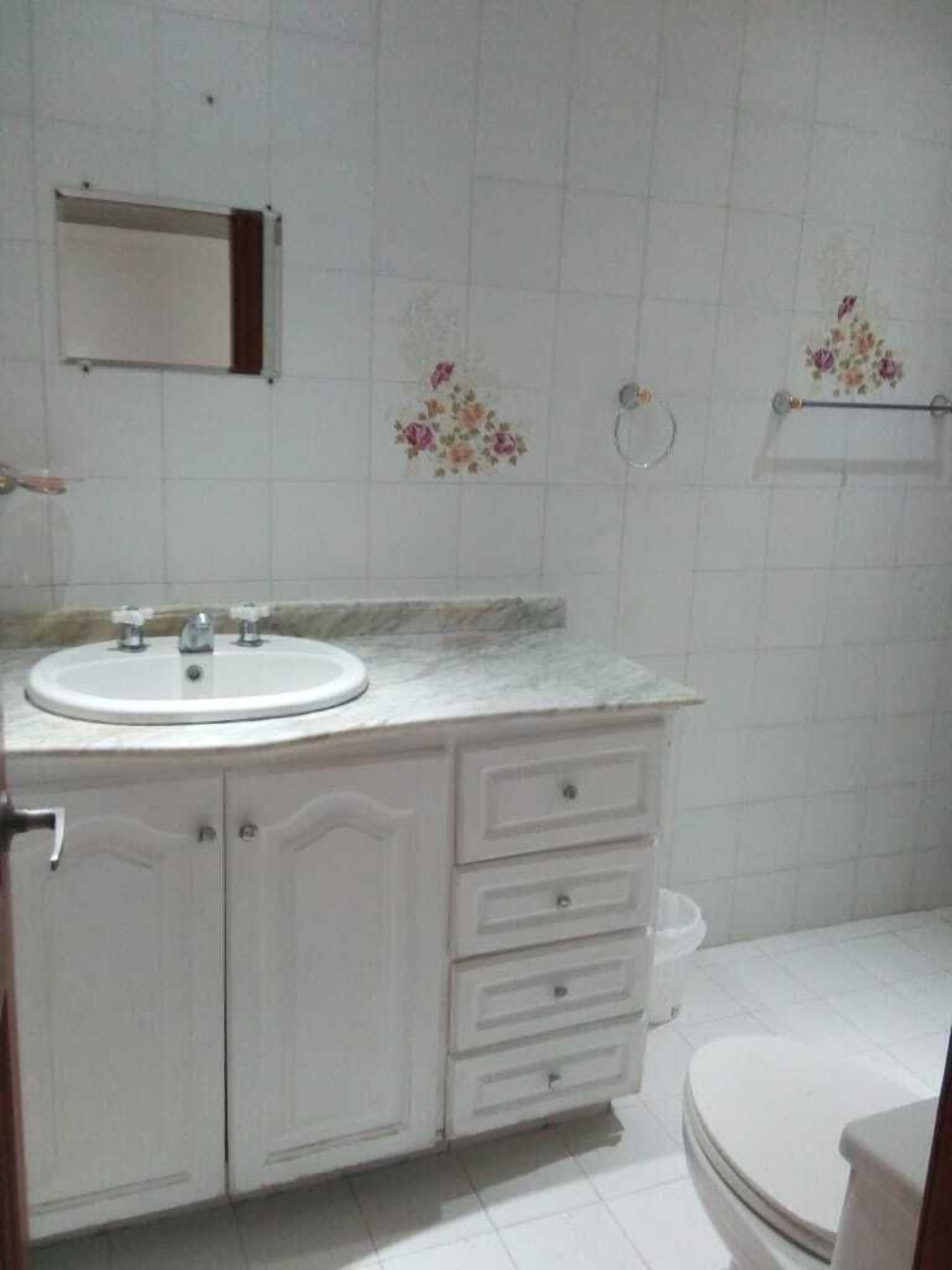 shower, towels, soap, toilet paper