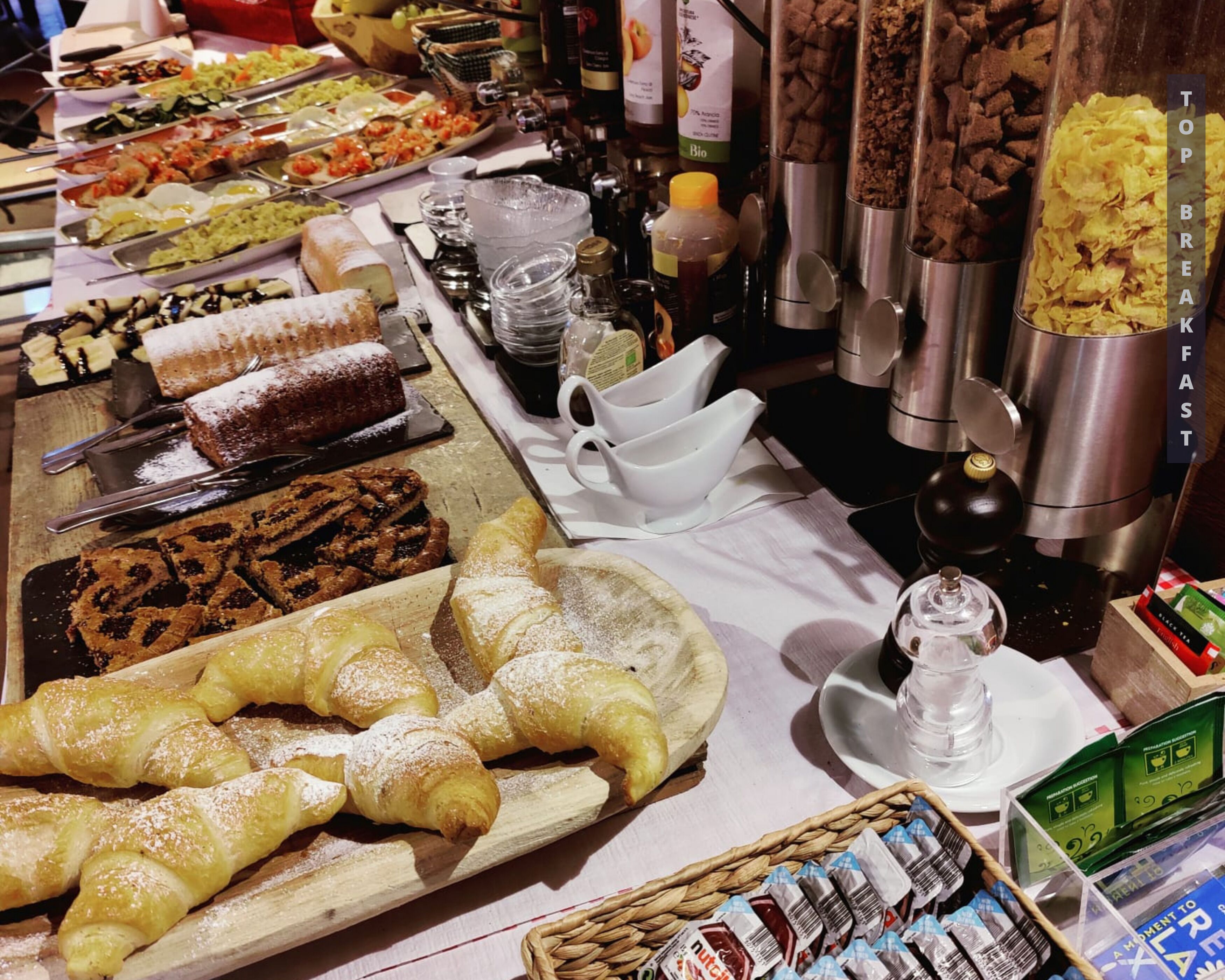 daily buffet breakfast (chf 20 per person)