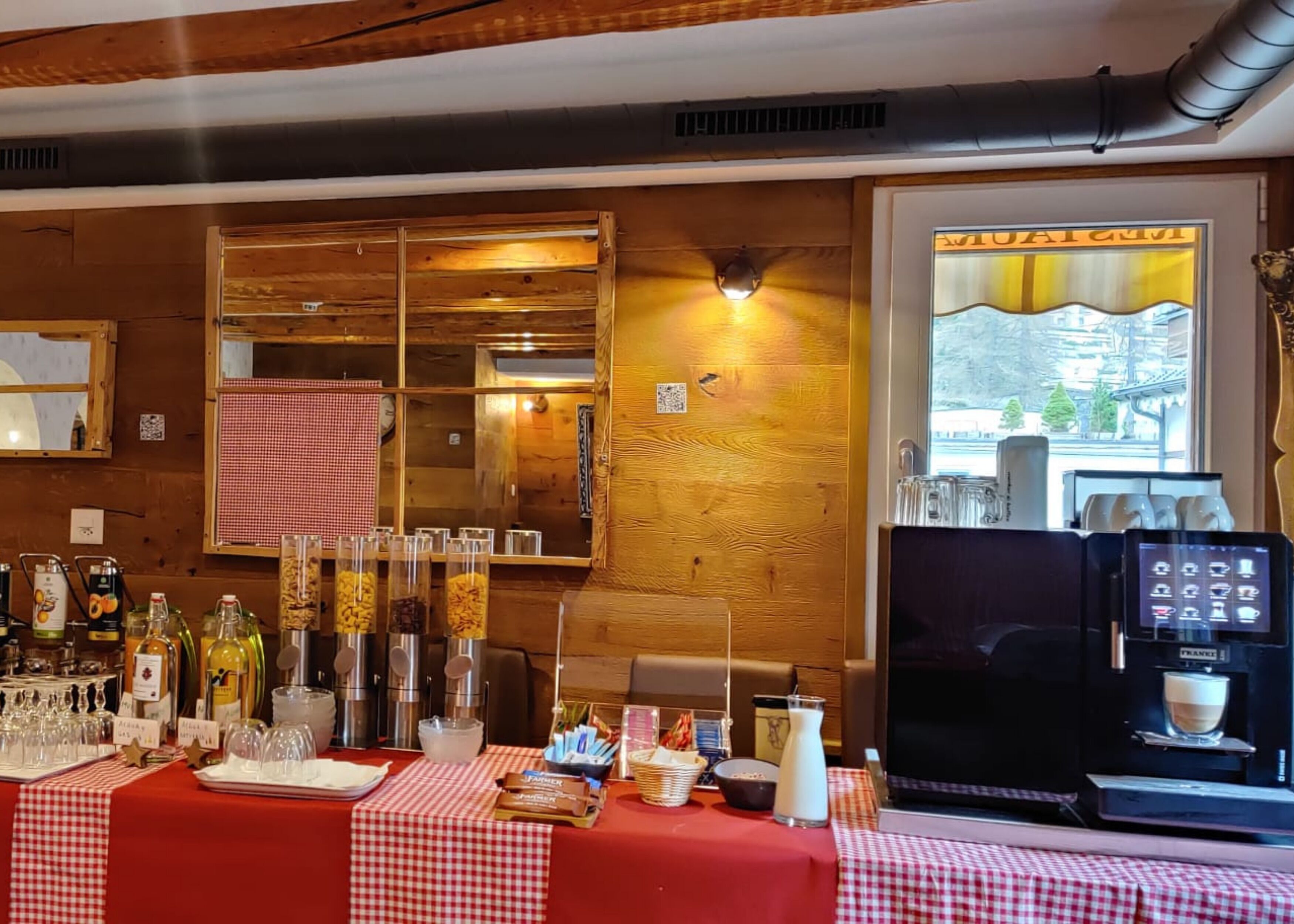 daily buffet breakfast (chf 20 per person)