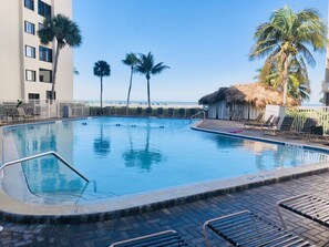 Pool - Gorgeous Beachfront Condo at Sandarac (Fort Myers Beach)