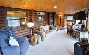 TV, fireplace, DVD player