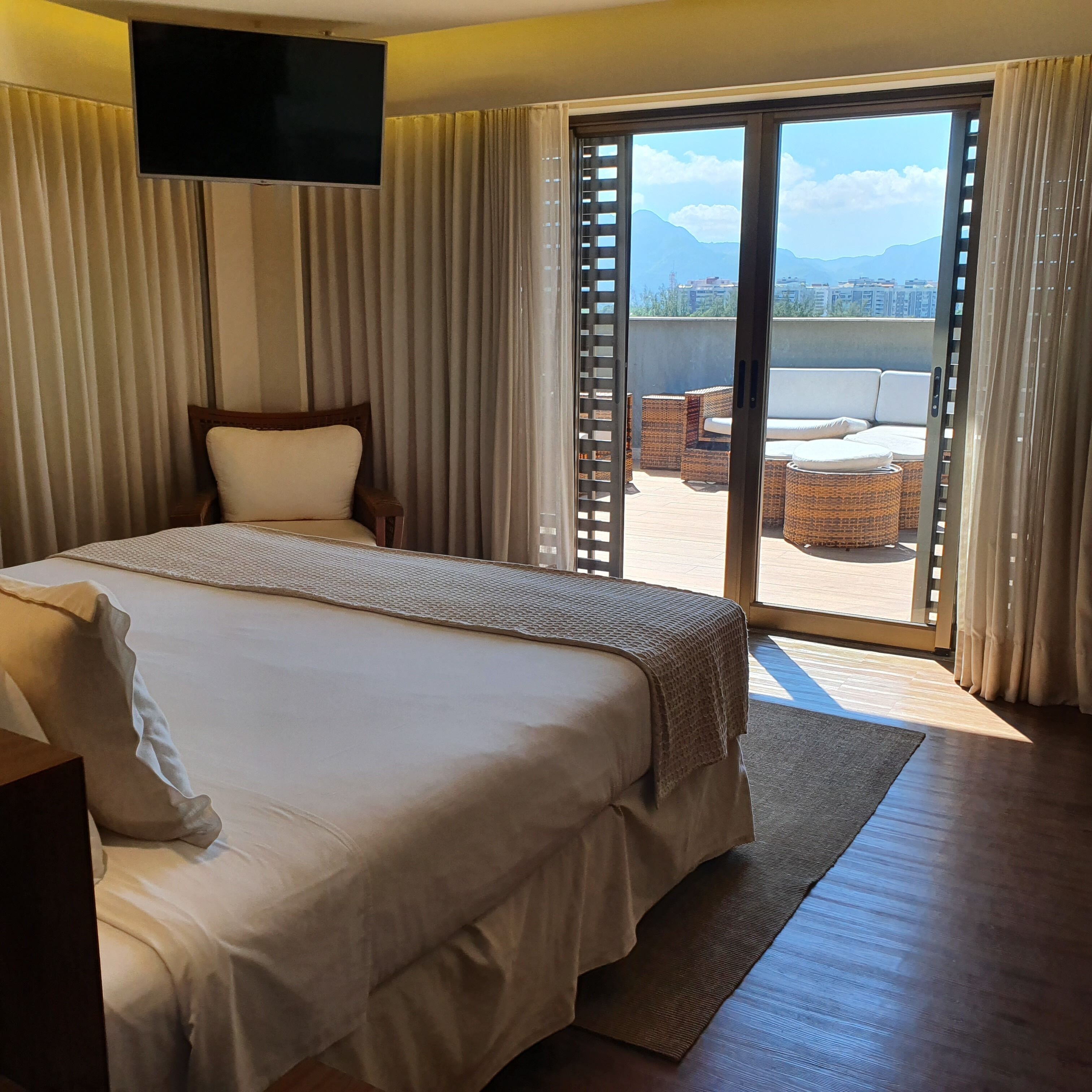 master king bed | view from room