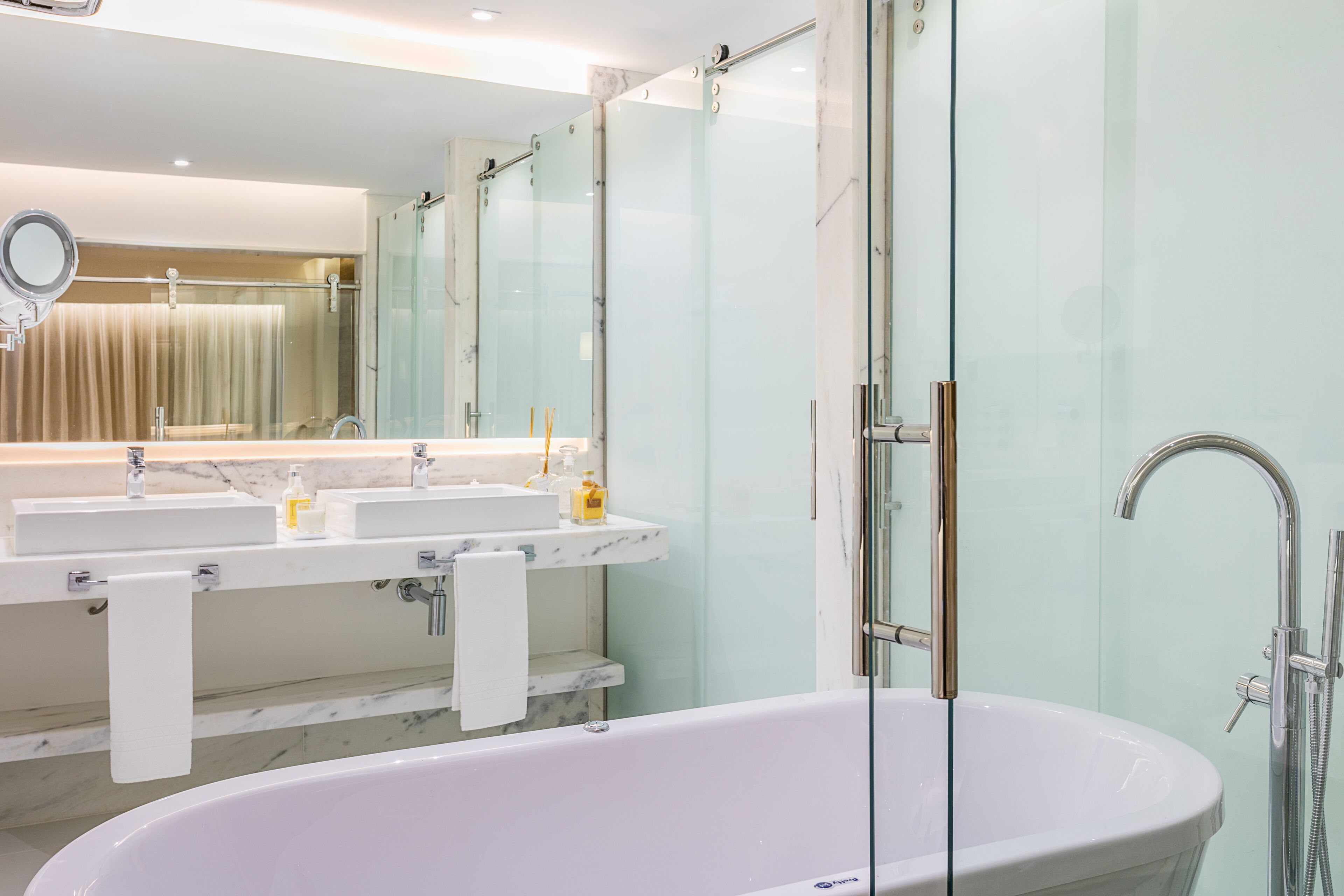 super luxury king bed | in-room safe, desk, laptop workspace, blackout curtains