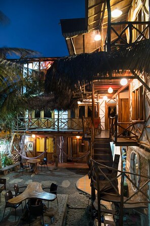 Front of property - evening/night