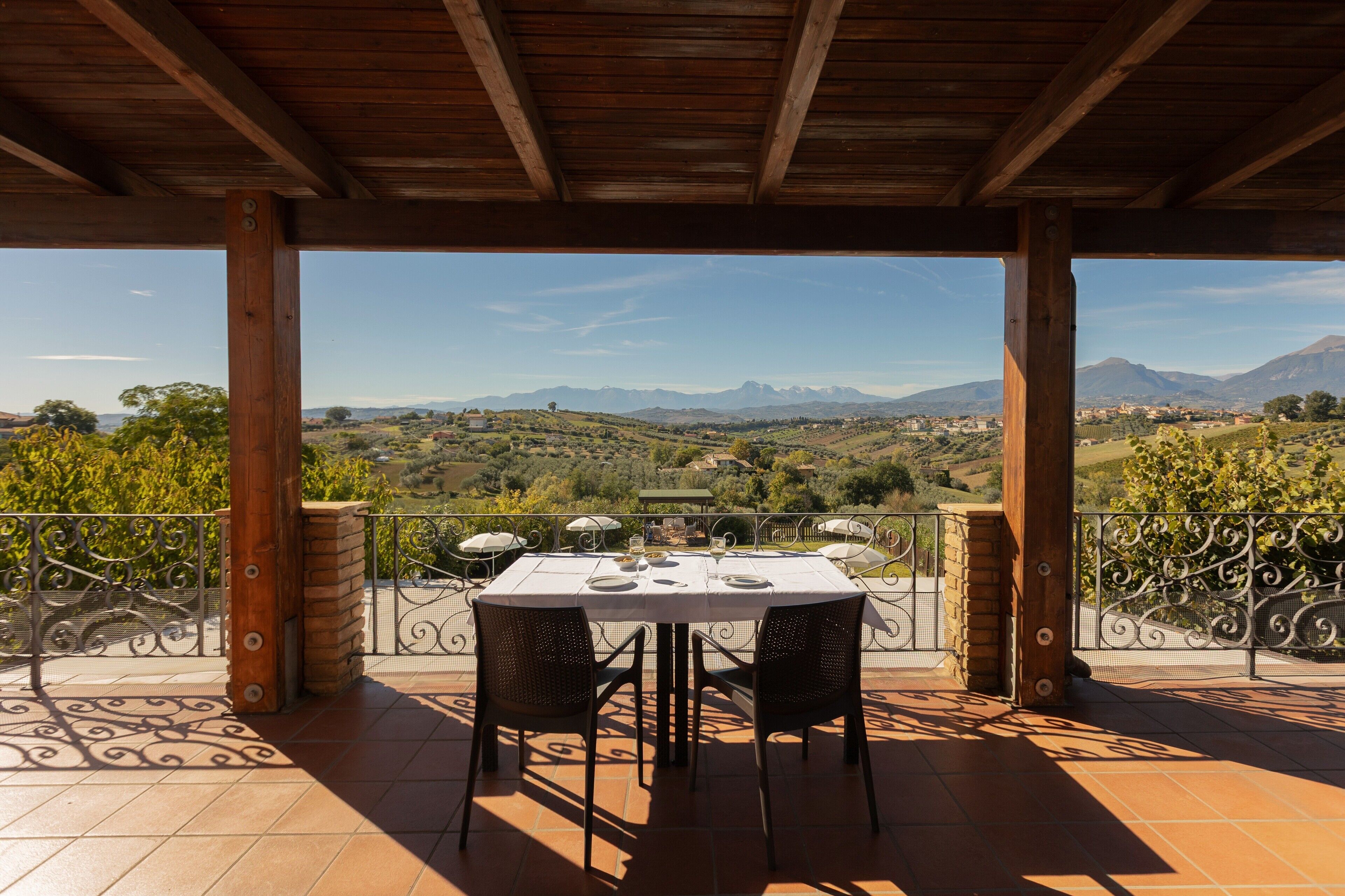 Panoramic Apartment, Terrace, Mountain View | Terrace/patio