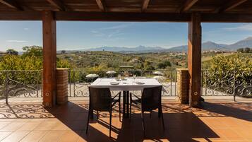 Panoramic Apartment, Terrace, Mountain View | Terrace/patio