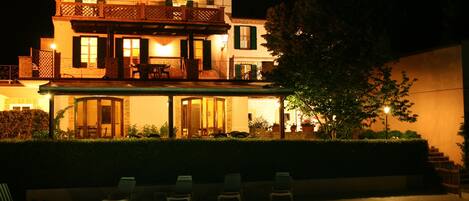 Front of property – evening/night