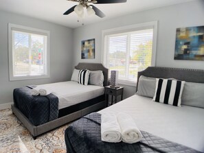 3 bedrooms, iron/ironing board, WiFi, bed sheets