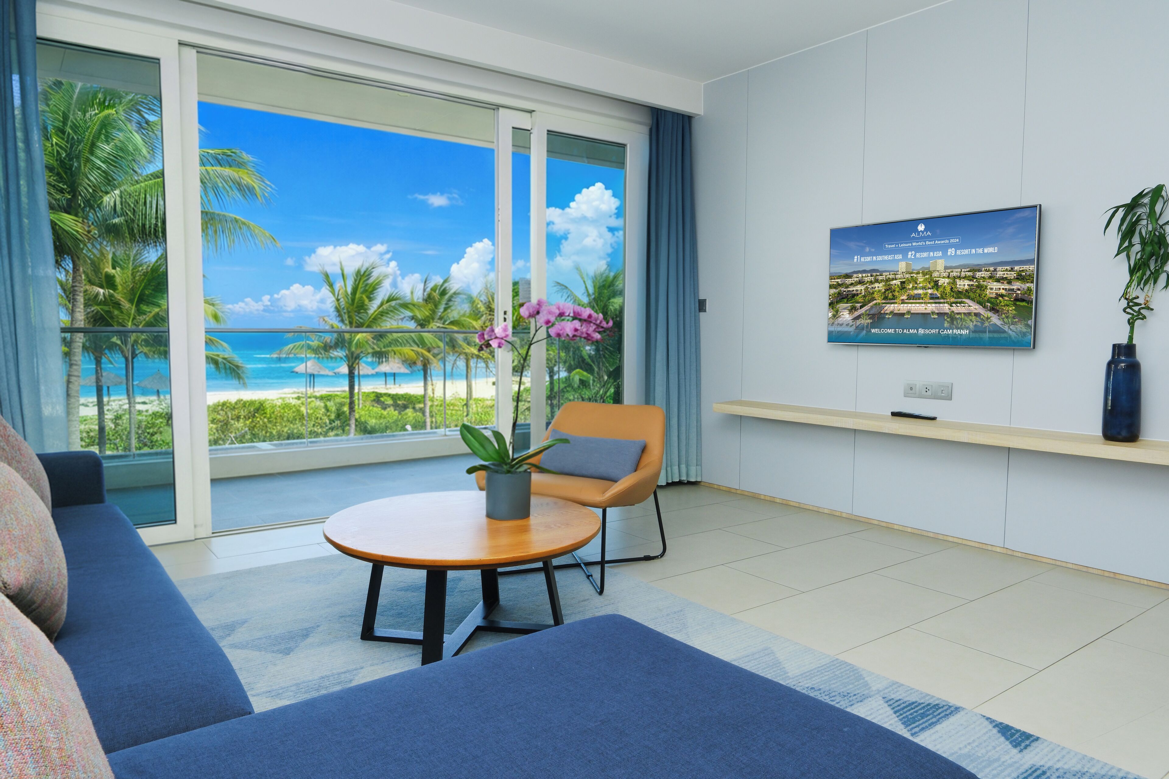 2 Bedroom Villa, with Terrace, Beach Front - King Beds | View from room