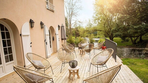 Terrace/patio - Le Moulin d'Avezé (Avezé)