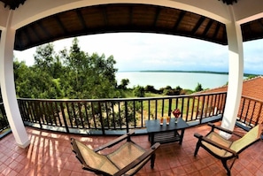 View from room - Ashansa Lagoon Resort (Rekawa)