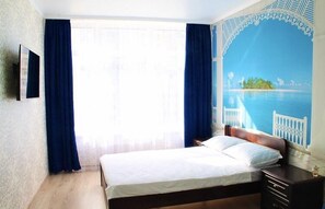 Apartment | 1 Schlafzimmer, Schreibtisch, laptopgeeigneter Arbeitsplatz