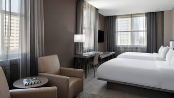 Room, 2 Queen Beds, City View | Premium bedding, down comforters, in-room safe, desk
