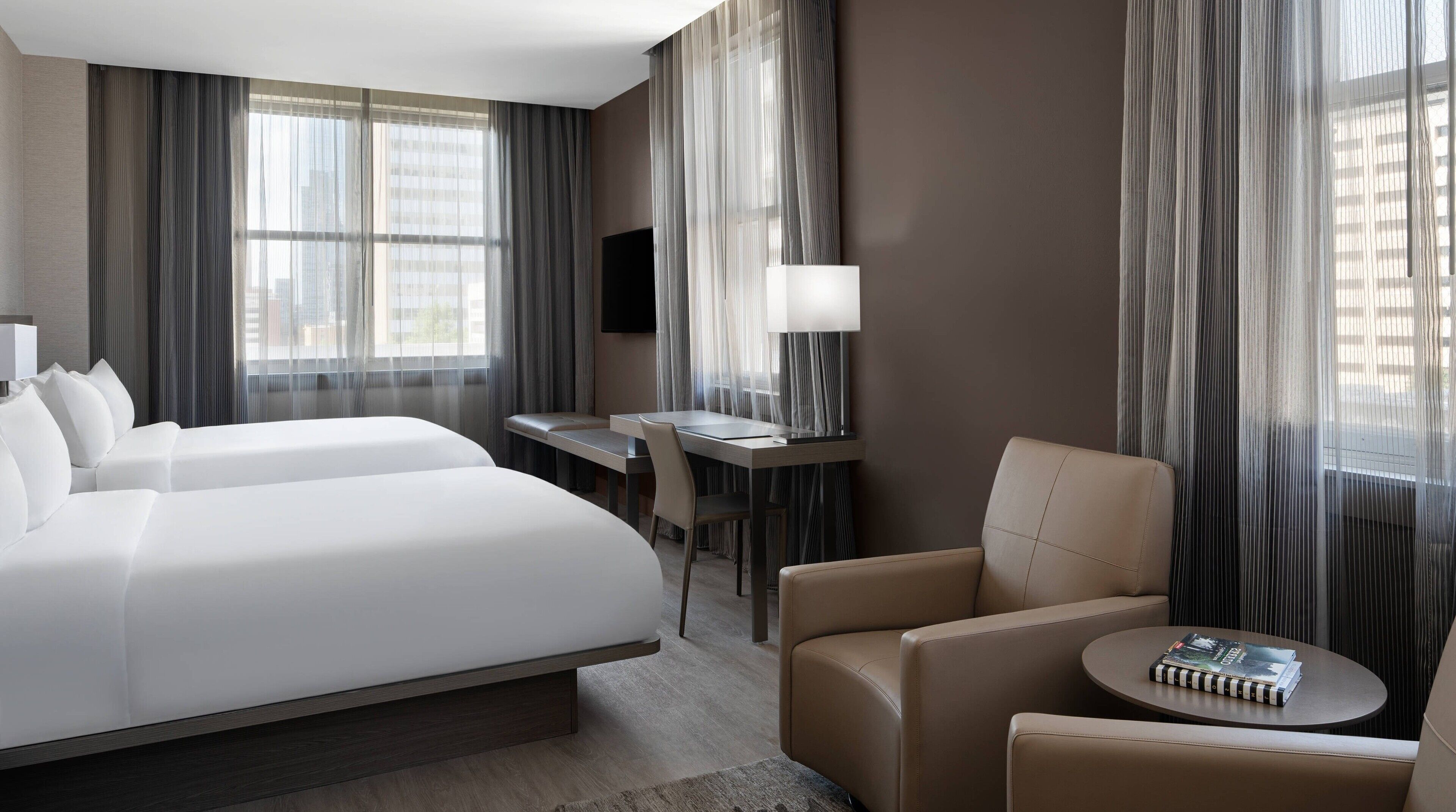 room, 2 queen beds, corner | premium bedding, down duvets, in-room safe, desk