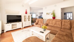 Villa, 3 Bedrooms | Living area - Olive & Lavender villa with pool (Umag)
