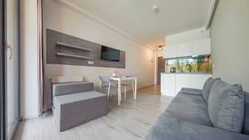 Apartment (B005) | Living area | Flat-screen TV