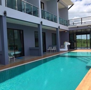 Outdoor pool, open 6:00 AM to midnight, sun loungers - The Phu Resort (Pranburi)