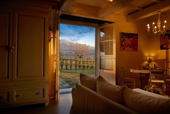 Televisión, chimenea, futbolito y tenis de mesa