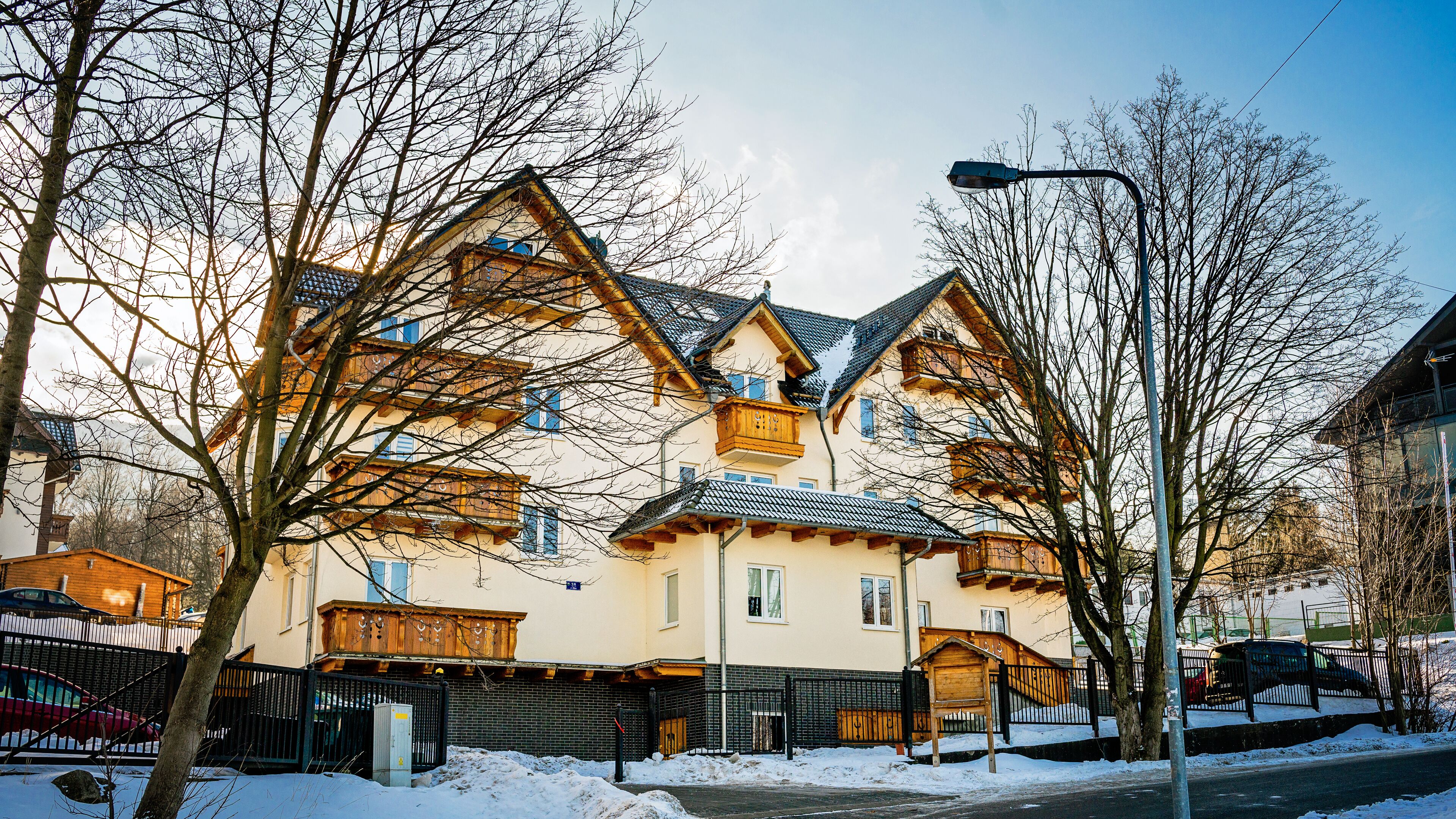 Overnatningsstedets facade