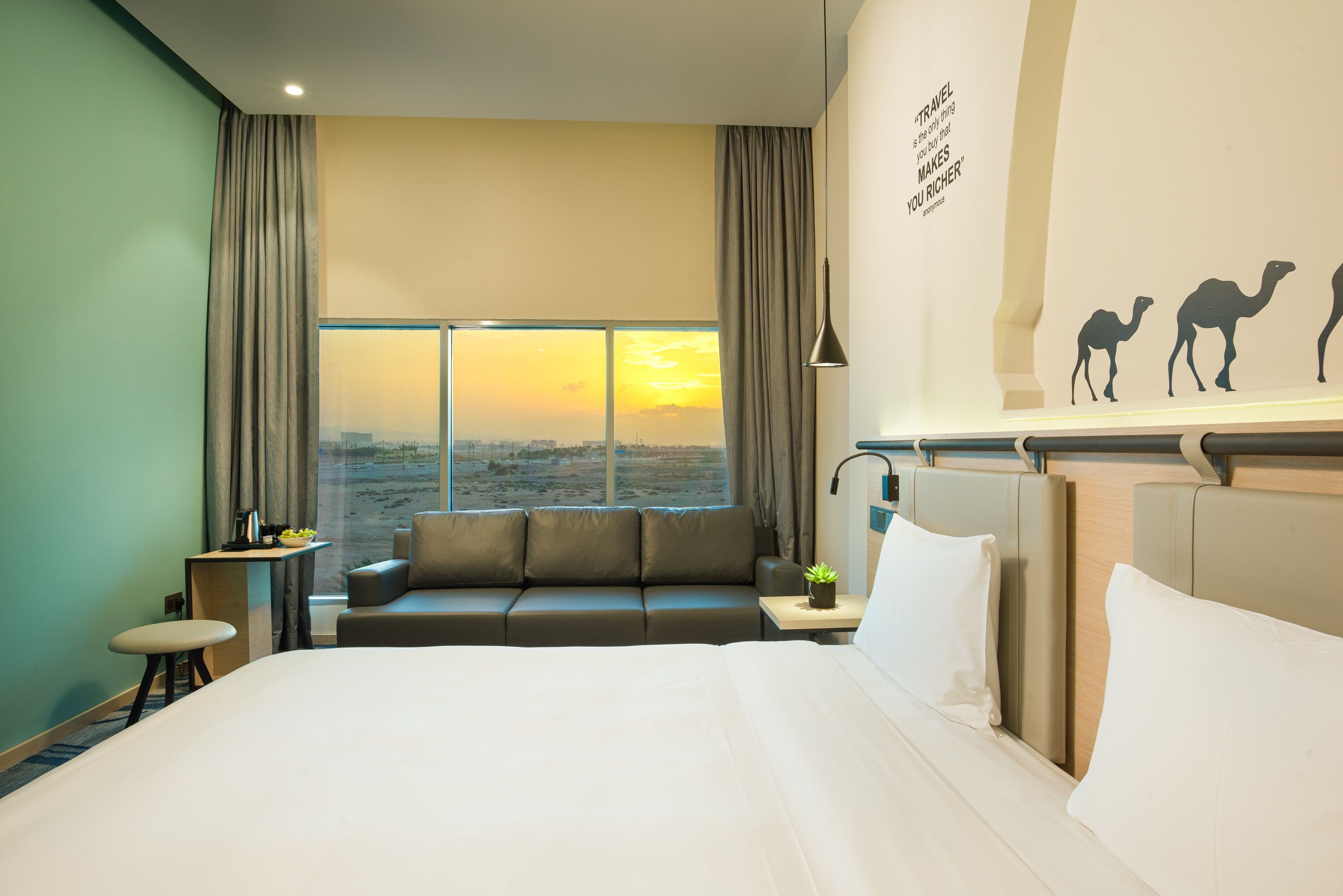 deluxe double room | city view