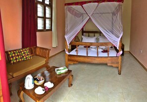 Premium bedding, individually decorated, individually furnished, desk