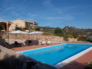 Outdoor pool - Villa with private pool, 5 bedrooms, wifi (baia sardinia)