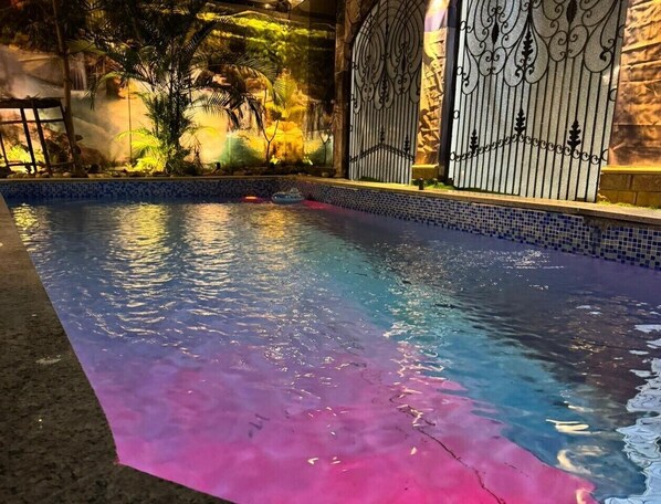 Indoor pool, outdoor pool