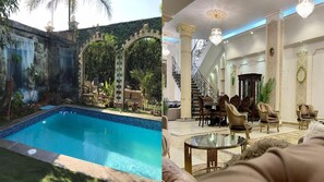 Indoor pool, outdoor pool