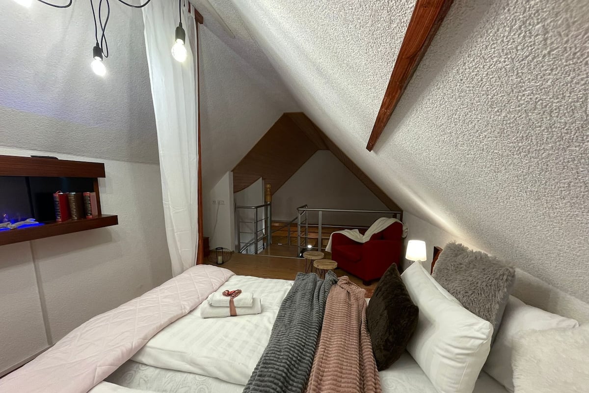 Suite estudio familiar | 2 habitaciones, caja de seguridad en la habitación y escritorio