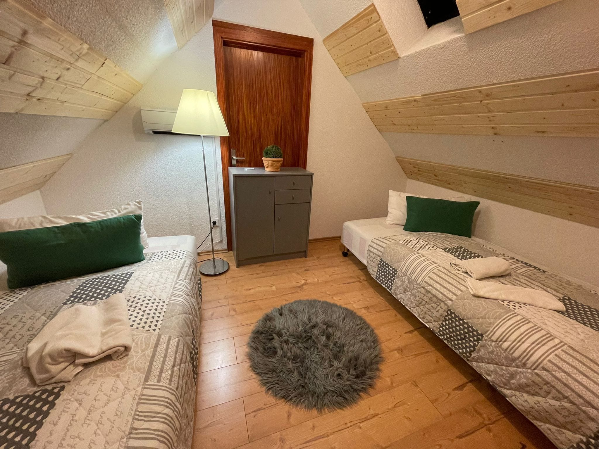 family studio suite | 2 bedrooms, in-room safe, desk, laptop workspace