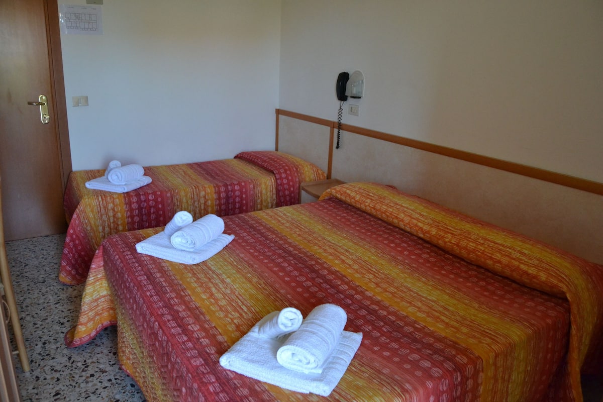 Triple Room, 1 Double Bed | In-room safe, desk, WiFi (free), bed sheets