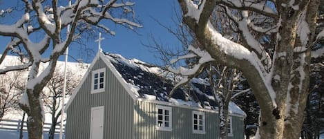 Majoituspaikan julkisivu
