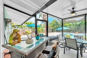 Outdoor dining - Bayside Bliss by Duncan Real Estate (Anna Maria)