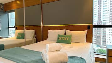 Deluxe Apartment, 1 Bedroom | 1 bedroom, minibar, in-room safe, blackout curtains