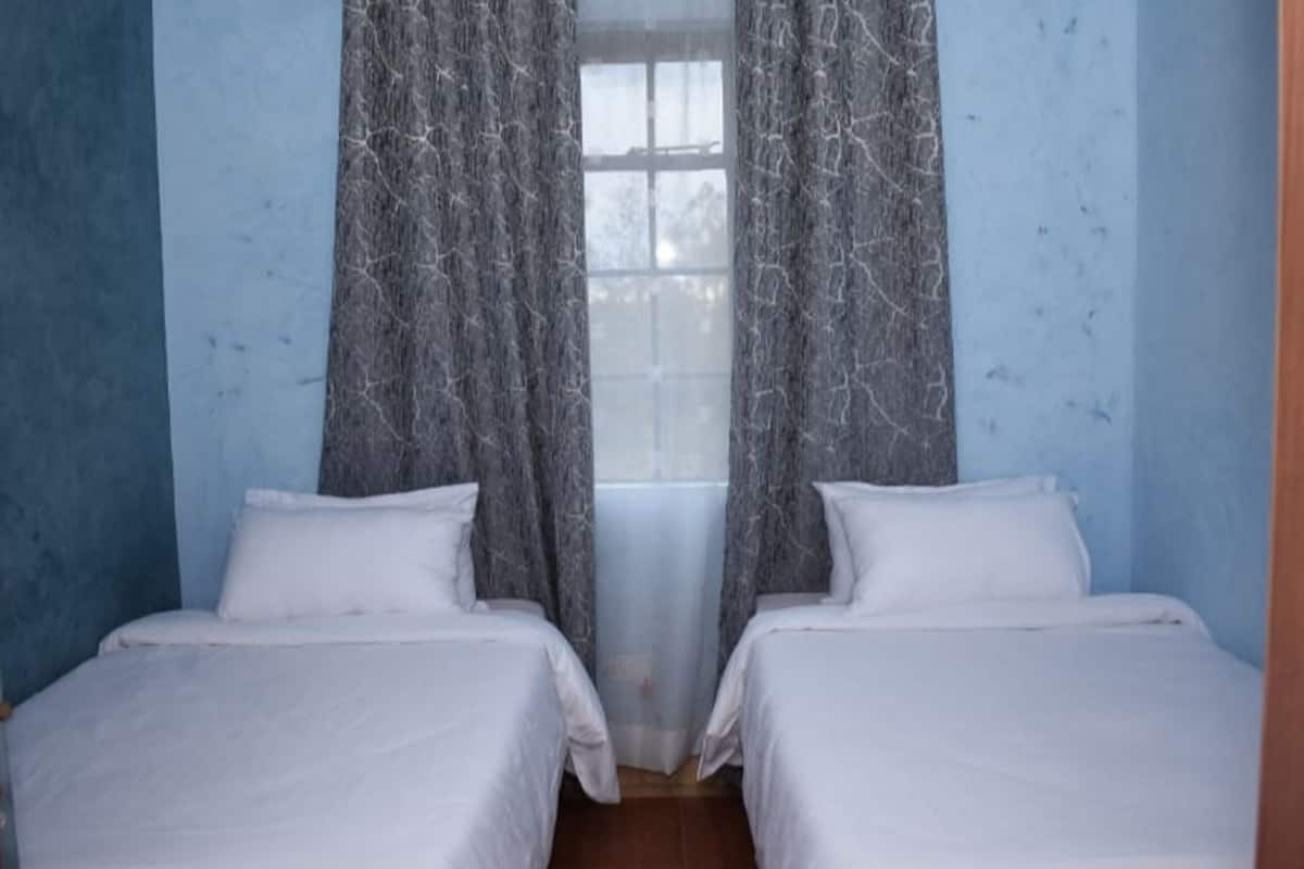 standard twin room, 2 single beds | 3 bedrooms, iron/ironing board, free wifi, bed sheets