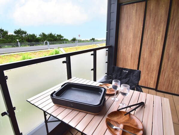 Outdoor dining - Standard room 203 1LDK Nopets / Sambu-gun Chiba (Sambu-gun)