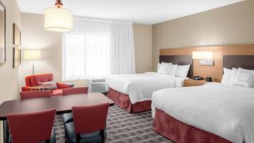 1 bedroom, desk, laptop workspace, iron/ironing board