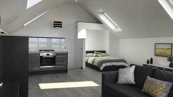 1 bedroom, iron/ironing board, free WiFi, bed sheets