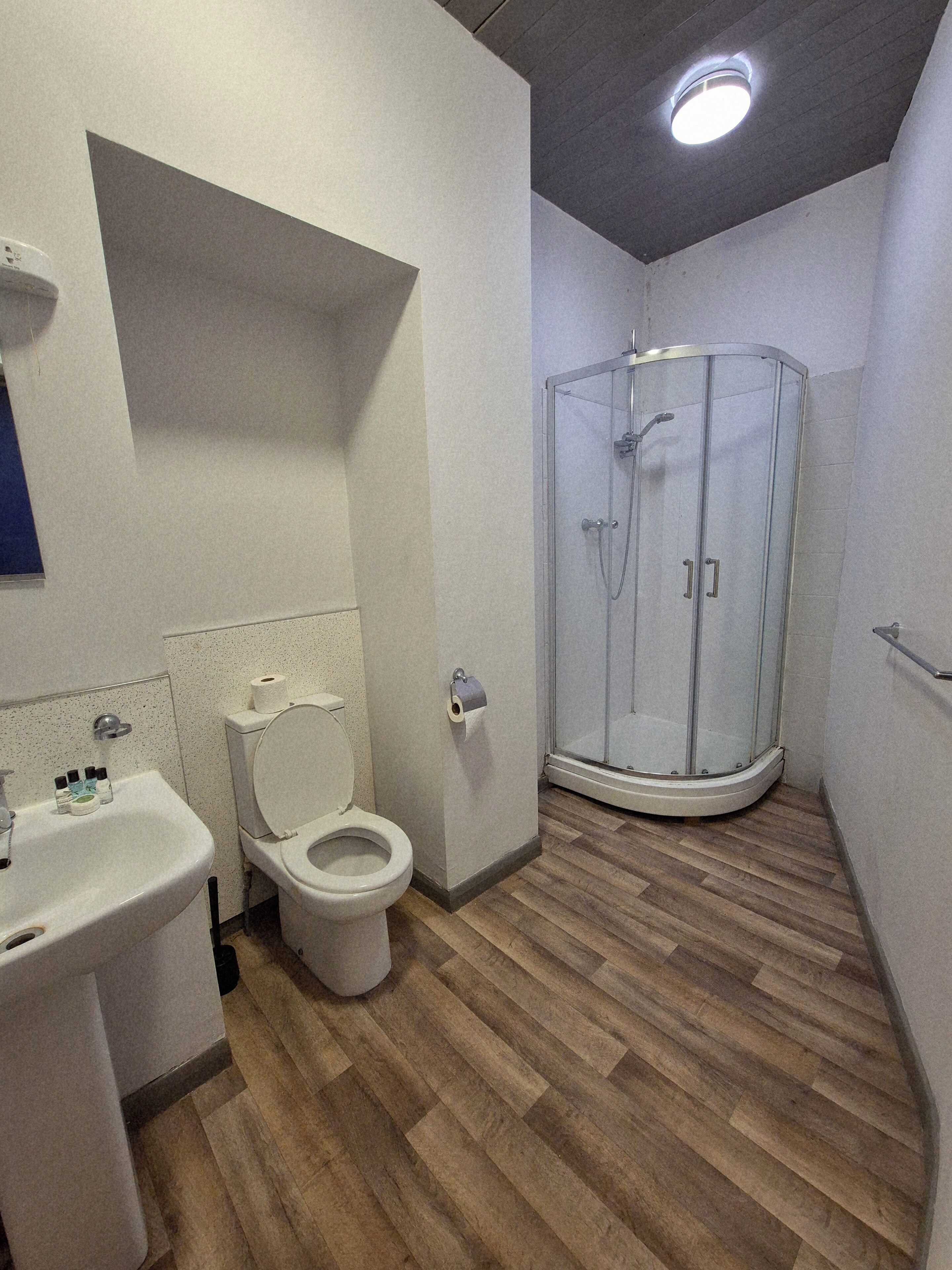 Standard Triple Room, Multiple Beds | Bathroom | Shower, free toiletries, towels, soap