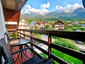 Appartement Confort, 2 chambres, vue montagne | Vue de la chambre