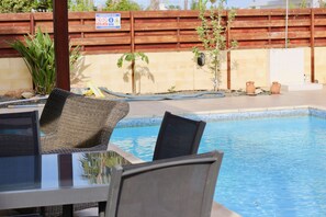 Outdoor pool - The Carolyn villa in Ayia Napa has everything you need for an enjoyable holiday (AYIA NAPA)